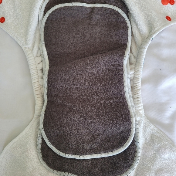 Cream Parrot Lil Helper Cloth Diaper - Picture 3 of 3